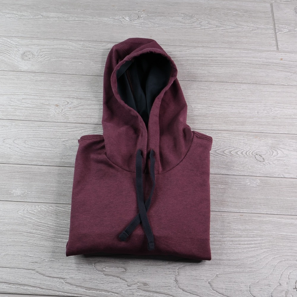 Travis Mathew Hoodie Mens Small Maroon Upgraded Tech Sweatshirt Pullover Stretch
